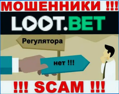 Инфу об регулирующем органе компании LootBet не найти ни на их веб-сервисе, ни в глобальной интернет сети