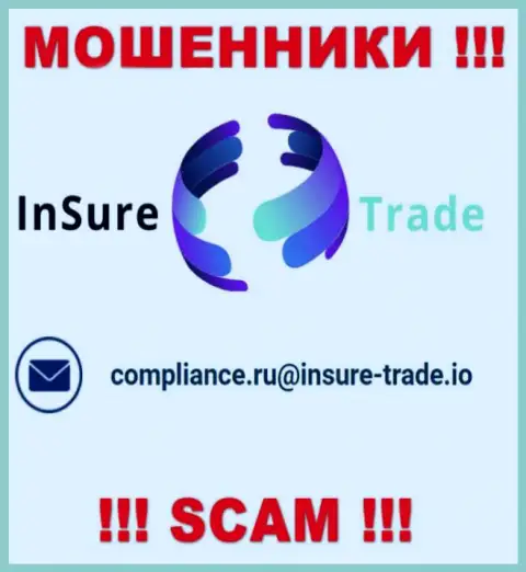 Контора Insure Trade не скрывает свой адрес электронной почты и размещает его у себя на сайте