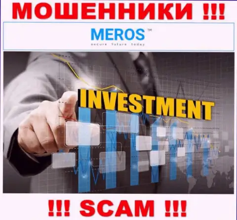 Meros TM жульничают, предоставляя противоправные услуги в области Investing