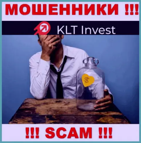 Знайте, что работа с брокерской организацией KLT Invest крайне рискованная, лишат денег и глазом не успеете моргнуть