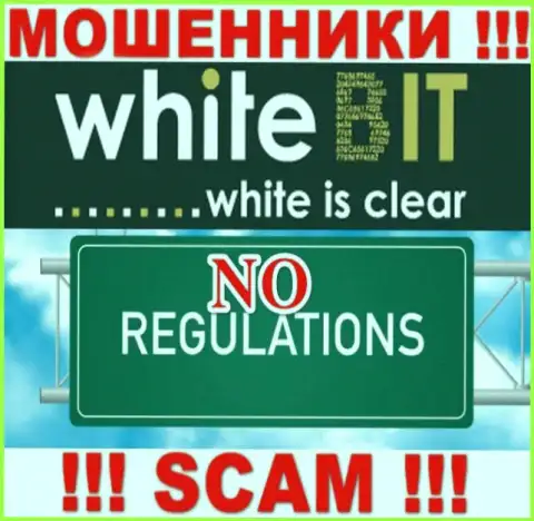 С WhiteBit Com крайне опасно работать, потому что у организации нет лицензии на осуществление деятельности и регулятора