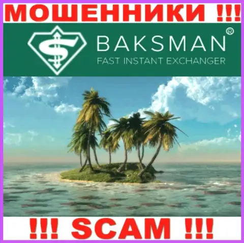 В BaksMan безнаказанно крадут финансовые средства, скрывая сведения касательно юрисдикции