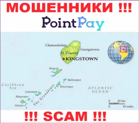 PointPay - это internet лохотронщики, их адрес регистрации на территории St. Vincent & the Grenadines