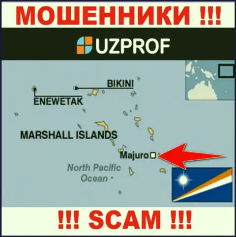 Пустили корни мошенники UzProf Com в оффшорной зоне  - Majuro, Republic of the Marshall Islands, осторожнее !