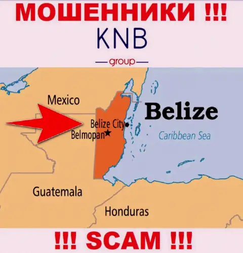 Из компании KNB Group финансовые средства вернуть нереально, они имеют оффшорную регистрацию: Belize