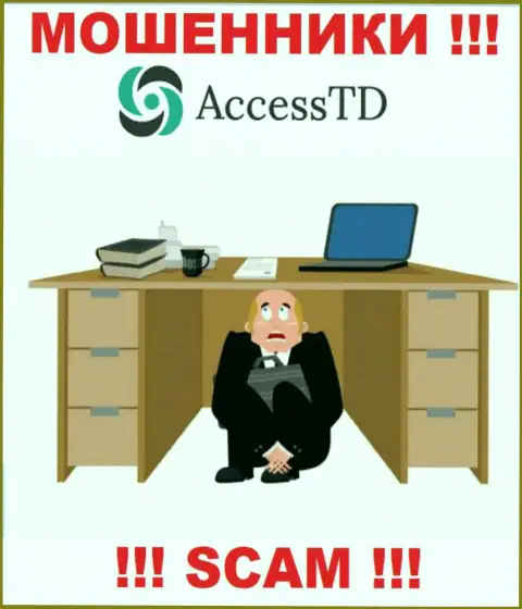 Не работайте с internet мошенниками AccessTD - нет информации об их руководителях
