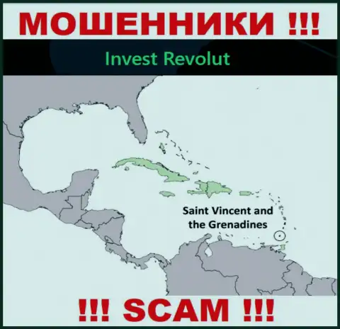 Invest-Revolut Com базируются на территории - St. Vincent and the Grenadines, остерегайтесь работы с ними