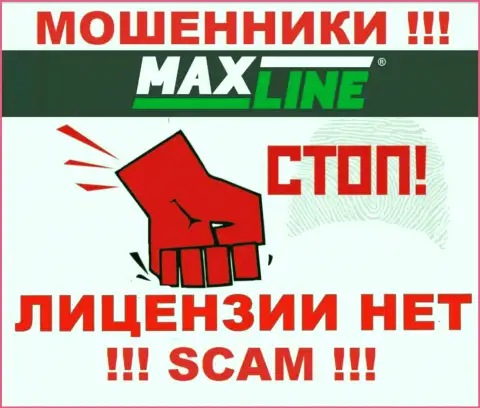 Согласитесь на взаимодействие с организацией МаксЛайн - лишитесь средств !!! У них нет лицензии